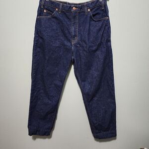 Vintage Levis 550 Mens 36x28 Hemmed Relaxed Fit Tapered Leg USA Made Cotton 90s